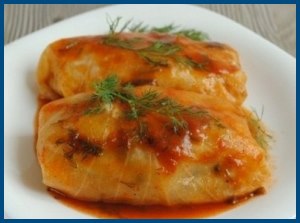 Голубцы с мясом и овощами и другие блюда Воскресного обеда 1 Голубцы