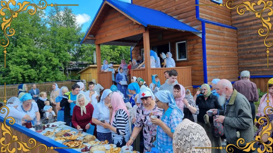 Свято-Казанский храм города Шарьи 8 Чаепитие в Казанском храме