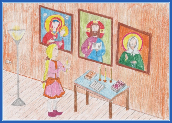 ОБ ИКОНАХ. Катя Романова 2 Молитва. Иконы. Девочка. Катя Романова
