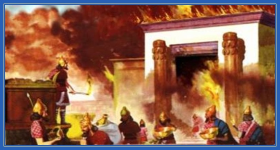 Пожар, Ветхий Завет, воины