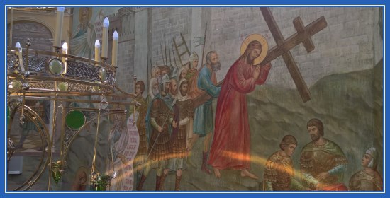 Несение креста. Шествие Иисуса Христа на Голгофу