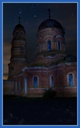 Ночь, храм, церковь