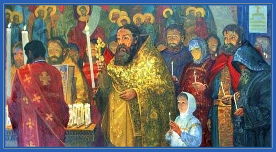 Панихида в храме