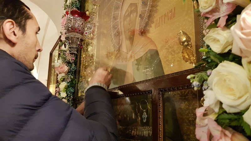Икона блаженной Матроны Икона блаженной Матроны
