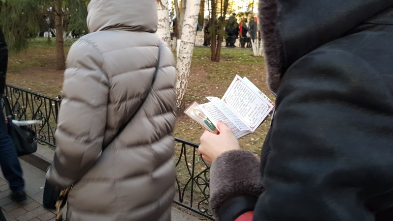 Чтение акафиста блаженной Матроне Чтение акафиста блаженной Матроне