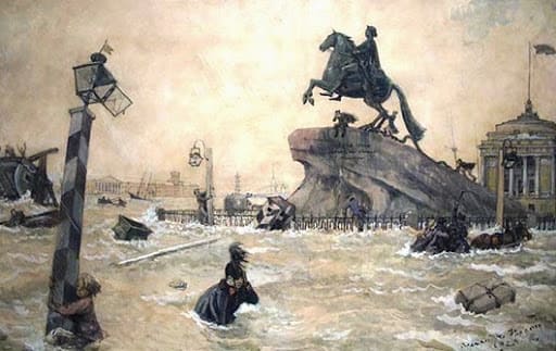 Наводнение, Петербург