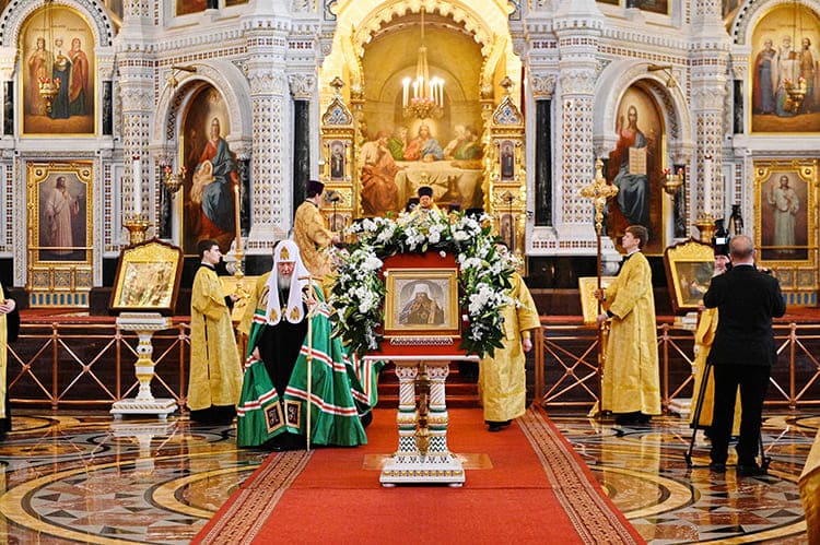 События недели. 2–8 декабря 2019 6 Храм Христа Спасителя. Патриарх