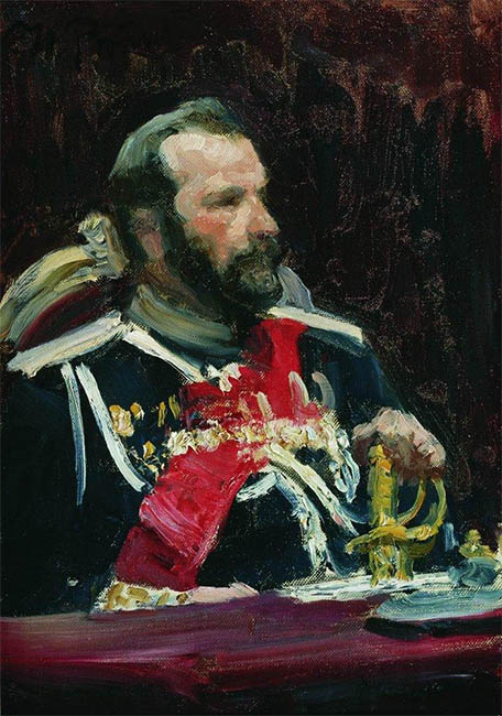 А. Н. Куропаткин на картине И. Е. Репина