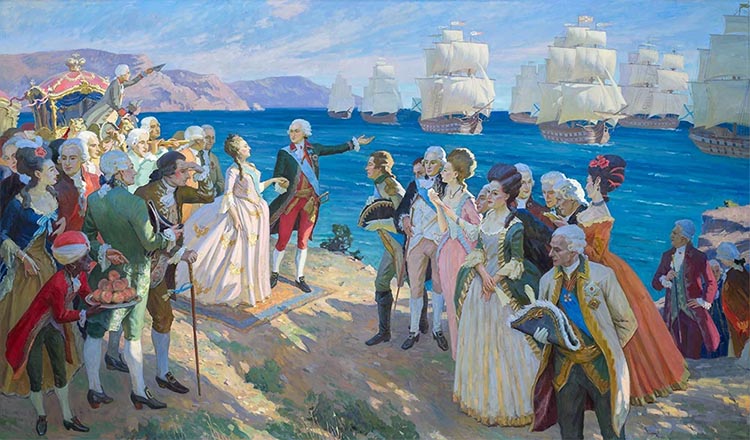 19 апреля в истории. Присоединение Крыма к Российской империи 4 Екатерина Великая в Крыму
