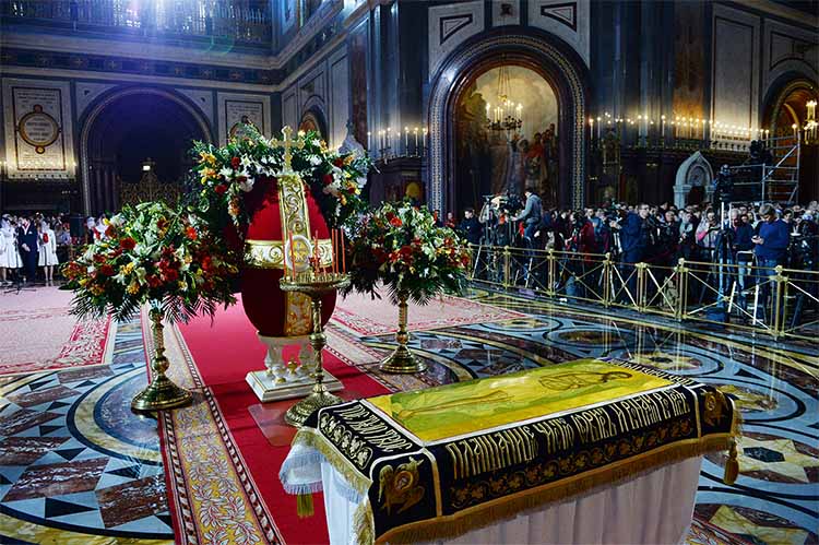 Служение в праздник Пасхи Христовой