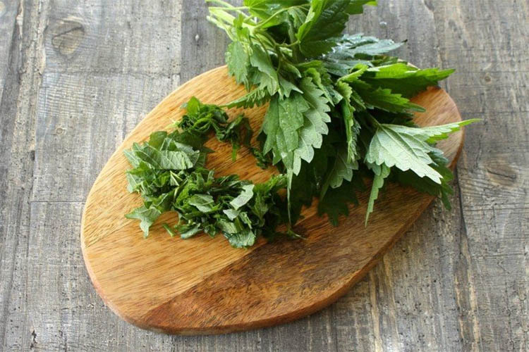 Нарезанная крапива
