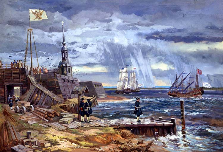 Строительство Санкт-Петербурга