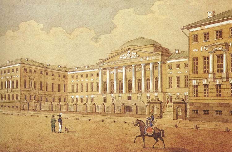 Университет в 1820 году