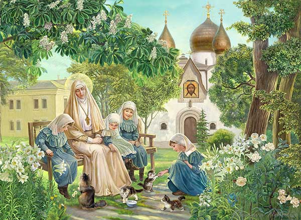 18 июля в истории. Алапаевские мученики 3 Елизавета Фёдоровна в Марфо-Мариинской обители
