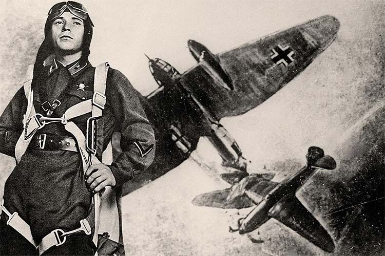 7 августа в истории. Виктор Талалихин 4 Летчик Виктор Талалихин
