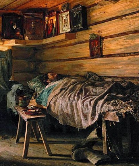Мужчина в болезни