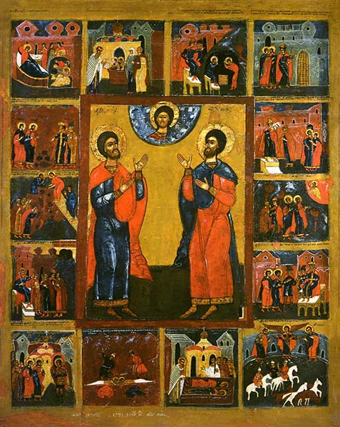 Святые Флор и Лавр, с житием