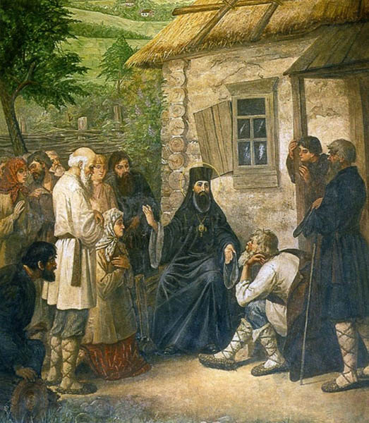 Тихон Задонский и паломники