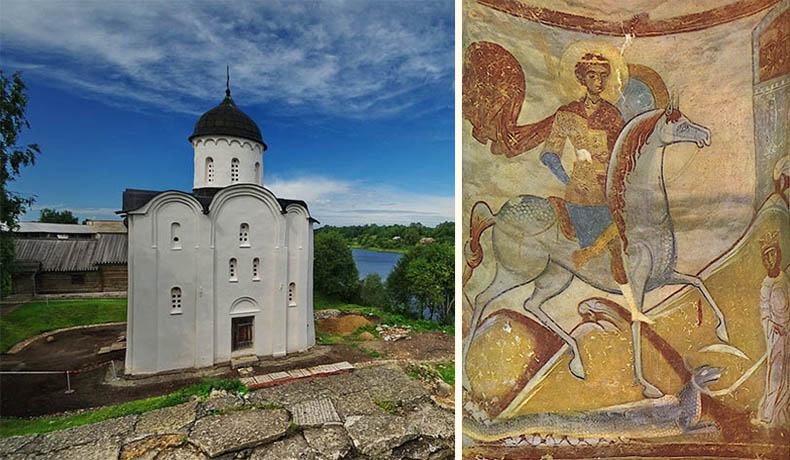 Церковь Святого Георгия и староладожская фреска