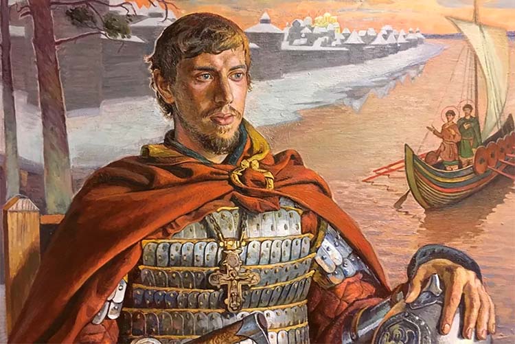Блгв. кн. Александр Невский, св. князья Борис и Глеб