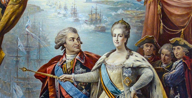 Екатерина II и Григорий Потемкин