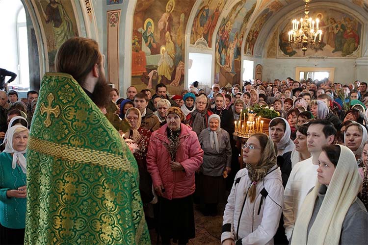 Проповедь в храме