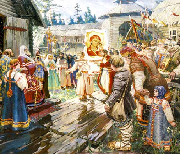 Перенесение Казанской иконы Божией Матери