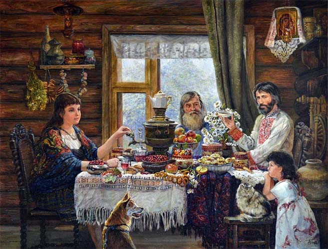 Русская семья