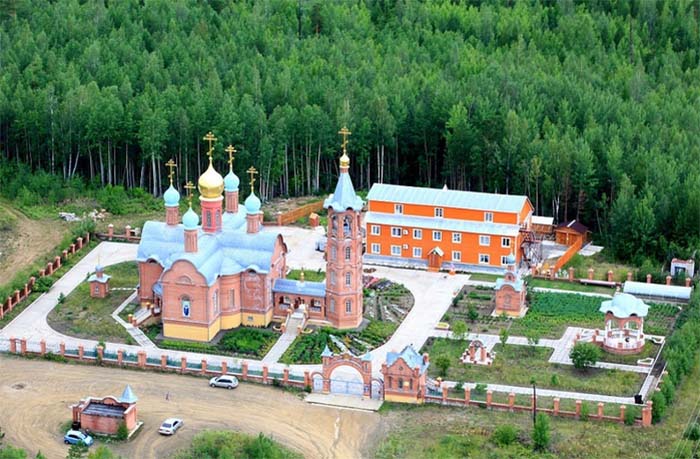 Хранители памяти 6 Церковь Покрова Пресвятой Богородицы в Кодинске с высоты