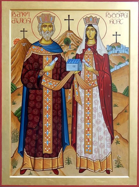 Равноапостольные Мириан, царь Иверский и царица Нана