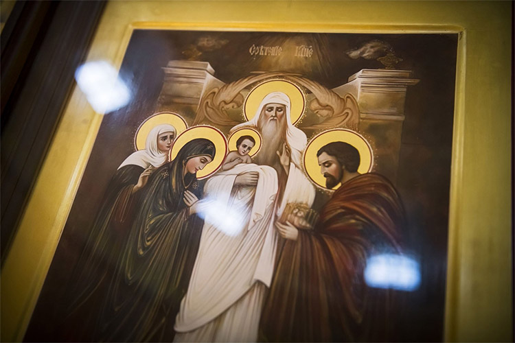 Икона Сретение Господне в храме
