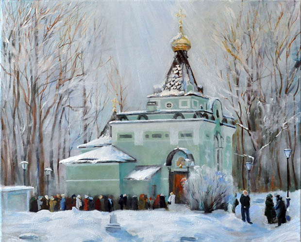 Матушка Ксения – скорая помощница 7 Люди на Смоленском кладбище у часовни блаженной Ксении Петербургской