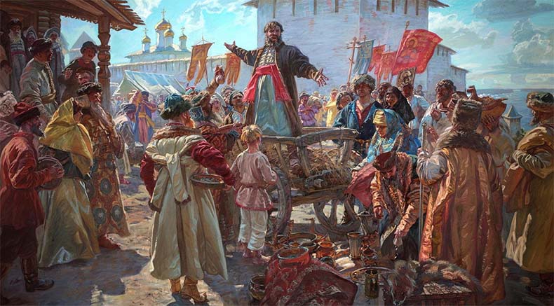 Минин на площади Нижнего Новгорода