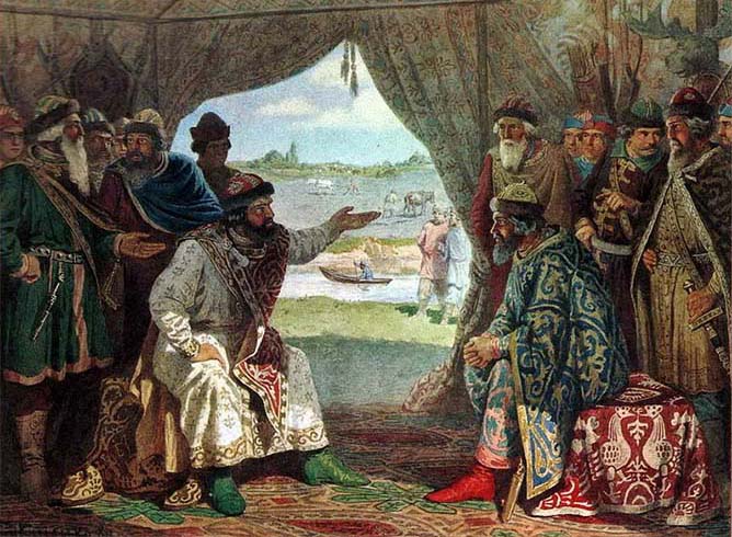 Долобский съезд князей — свидание князя Владимира Мономаха с князем Святополком