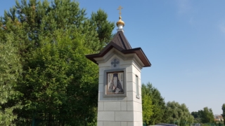 03. Памятный обелиск прп. старцу Амвросию Оптинскому 03. Pamyatnyy obelisk prp. startsu Amvrosiyu Optinskomu
