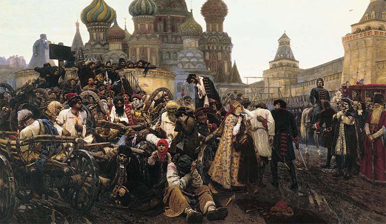 28 июля в истории. Красная площадь 5 Казнь стрельцов