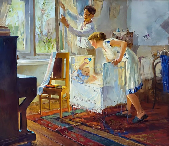 Родители и ребенок