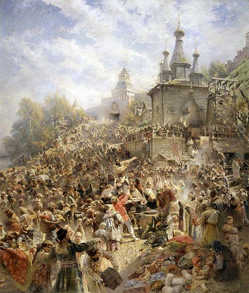 2 июля в истории. Константин Маковский 5 «Воззвание Минина к нижегородцам»