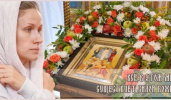 Всё в этом мире существует силой Божией
