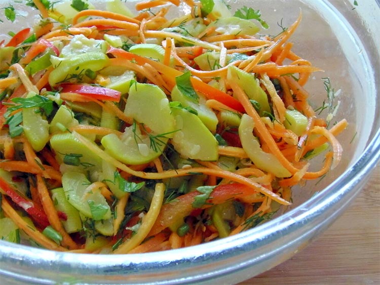 Кабачки по-корейски