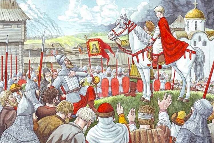 Житие благоверного князя Александра Невского 2 Юный князь Александр Невский