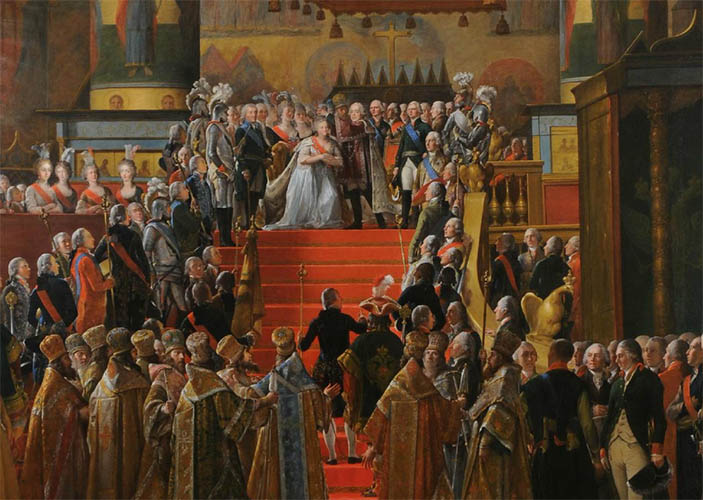 25 октября в истории. Императрица Мария Федоровна 5 Коронация Павла I и Марии Федоровны