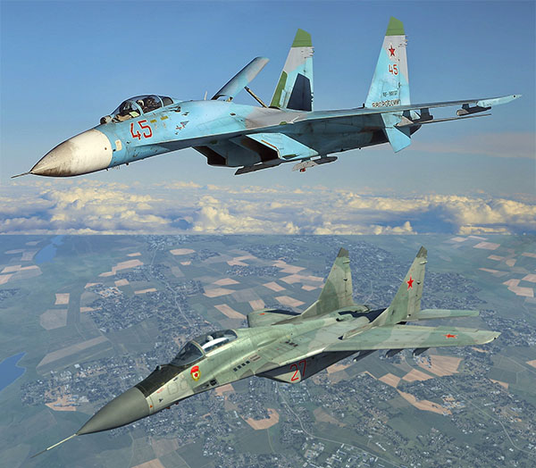 6 октября в истории. Истребитель МиГ-29 5 Су-27 и МиГ-29