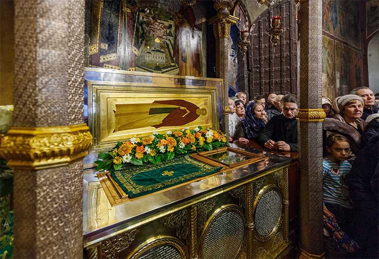 Мощи преподобного Саввы Сторожевского