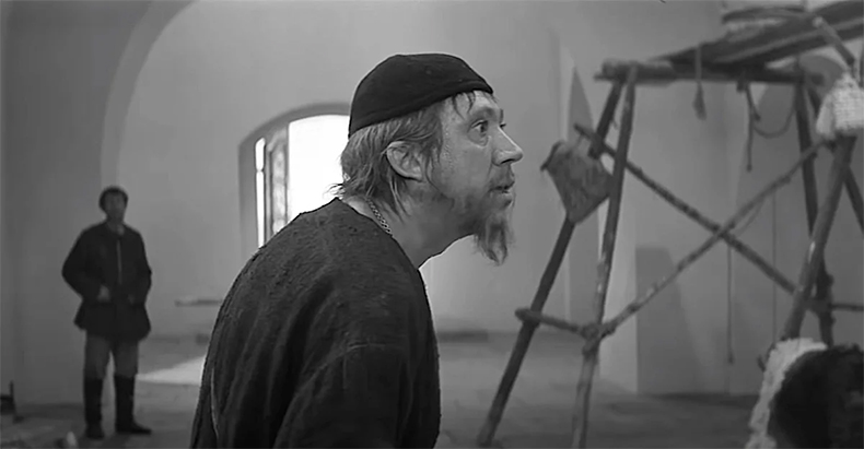 Никулин в фильме «Андрей Рублев»