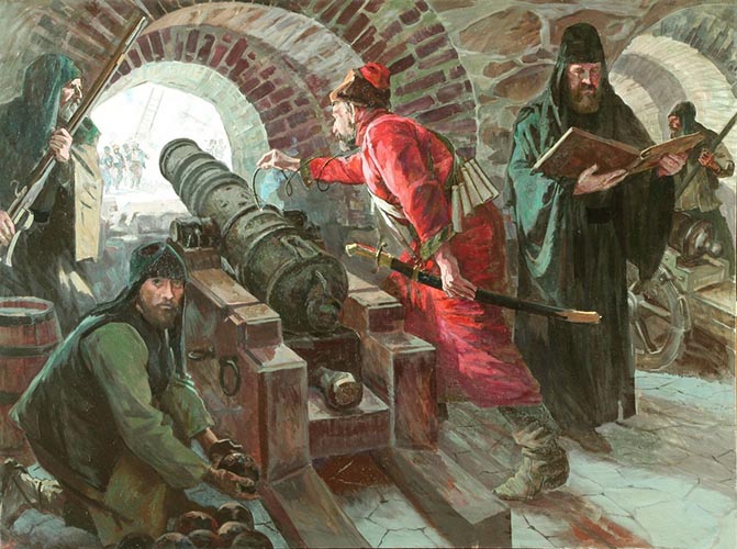 12 января в истории. Осада Троице-Сергиева монастыря 5 Оборона Троице-Сергиева монастыря