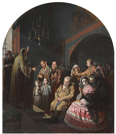 Проповедь в селе