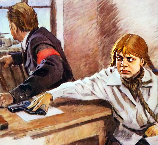 10 января в истории. Зинаида Портнова 5 Зина Портнова на допросе