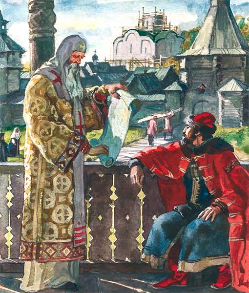 Митрополит Петр и Иван Калита