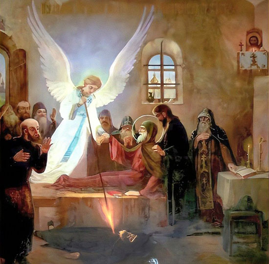 Иеромонах Тит и иеродиакон Евагрий